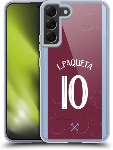 Vista 30 de Head Case Designs Officially Licensed West Ham United FC James Ward-Prowse 2023/24 Players Home Kit Gel Case [Military Grade Protection] Compatible