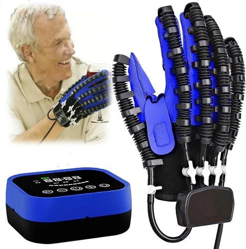 Vista 10 de Guantes robóticos de rehabilitación, guantes robóticos para rehabilitación de hemiplejía de dedo, dispositivo de recuperación de mano de golpe