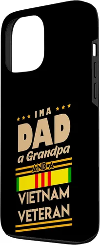 Vista 2 de Funda de regalo para iPhone 13 Pro Max I'm a Dad Grandpa And Vietnam Veteran Cool Soldier