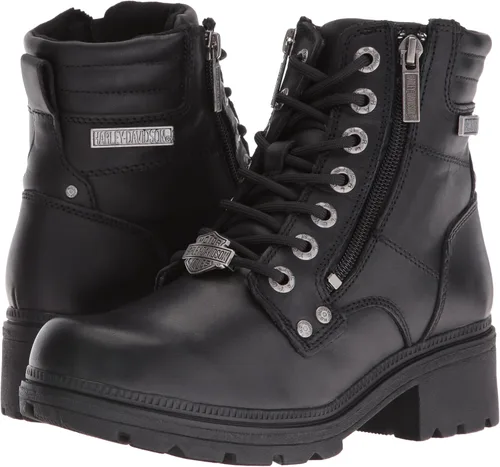Vista 7 de HARLEY-DAVIDSON FOOTWEAR Botas Inman Mills para mujer, Negro