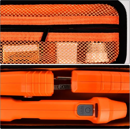 Vista 5 de Funda compatible con Klein Tools ET310 - Buscador de disyuntores de CA, kit de herramientas de reparación de salida 80041 y probador de receptáculos