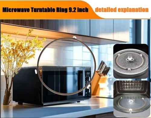 Vista 3 de WB02X10806 Anillo giratorio de microondas para GE 3512502300-1, JE1140BD001, JES1142SJ01, JES1142SJ03, JE1160BD001, JES1344SK03, JES1142WD05