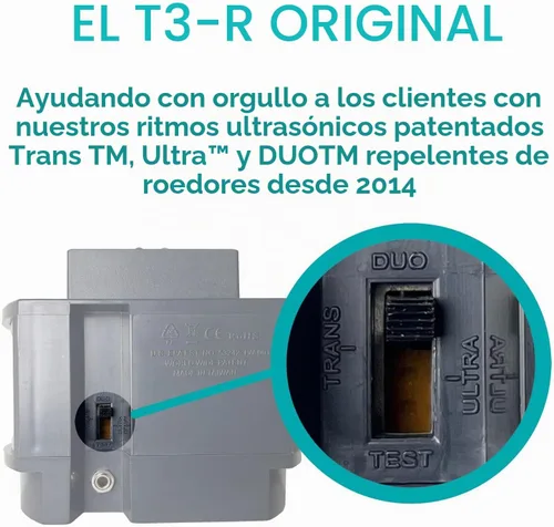 Vista 7 de Repelente de roedores T3-R de triple impacto para ratones, ratas y roedores