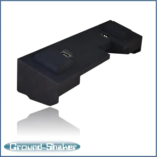 Vista 4 de Caja de subwoofer dual de 12 pulgadas para Silverado Extended Cab 2007-2018 Caja de altavoz de subwoofer Ground Shaker
