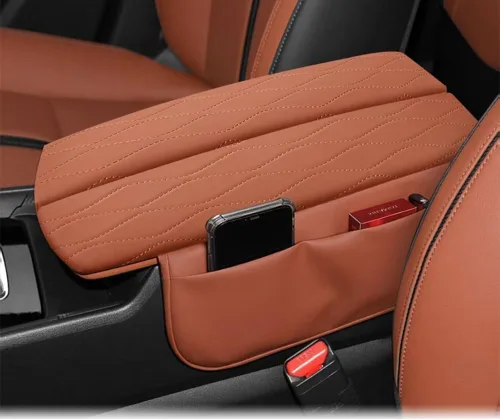 Vista 23 de Accesorios interiores personalizados para Lexus RX350 2010 2011 2012 2013 2014 2015 Cubierta de caja de reposabrazos tapa de consola central, cojín