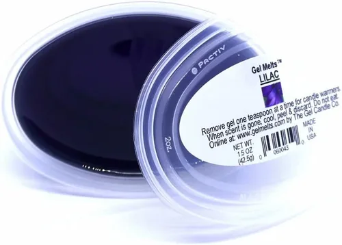 Vista 4 de Aroma floral lila en Gel Melts para calentadores y quemadores de The Gel Candle Company Peel, MELT and Enjoy