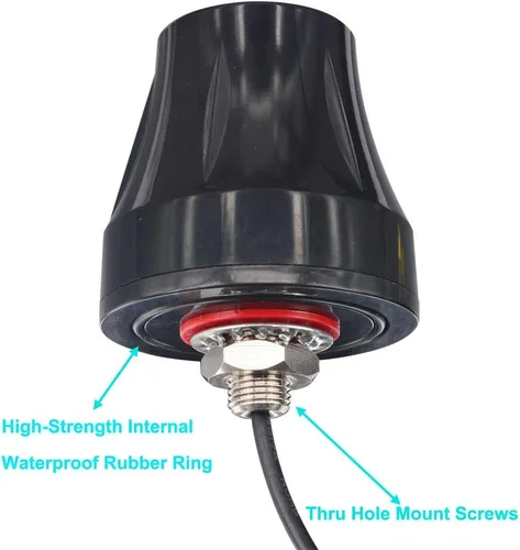 Vista 8 de Antena SMA impermeable 4G LTE mejorada para montaje en pared al aire libre, cable moldeado resistente de 10 pies para SPYPOINT Cell Link/Link Micro