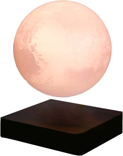 Vista 14 de Luz nocturna de luna magnética flotante planeta lámpara interior impresión 3D LED cabecera enfermería regalo creativo lámpara de mesa