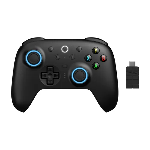 Vista 2 de 8BitDo Ultimate 2 Wireless Controller for Windows & Android, Gaming Controller with TMR Joysticks, Switchable Hall EffectTactile Triggers, RGB Fire