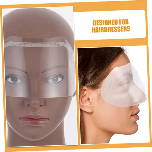 Vista 6 de PVC Hairdressing Facial Shield 300pcs for Eyes Face