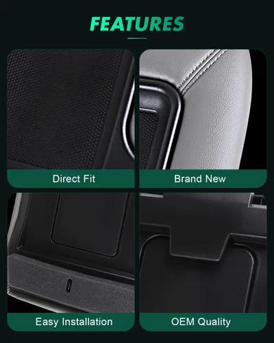 Vista 3 de SCITOO Kit de tapa de consola central compatible con 2002-2006 para Cadillac Escalade de repuesto de cubierta de consola central gris 19127364