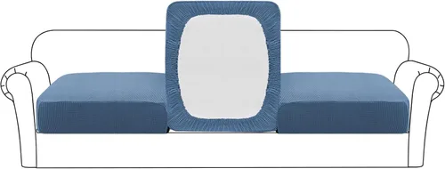 Vista 20 de Flamingo P Funda de cojín elástica de alta estiramiento para asiento de sofá, protector de muebles para sofá, funda de sofá suave y flexible