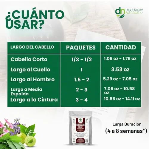 Vista 6 de Tintura para el cabello y las cejas Henna Maiden: 100 % natural y sin químicos