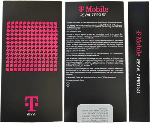 Vista 9 de T-Mobile Revvl 7 Pro 5G Smartphone Desbloqueado, 256GB, Azul Azuri