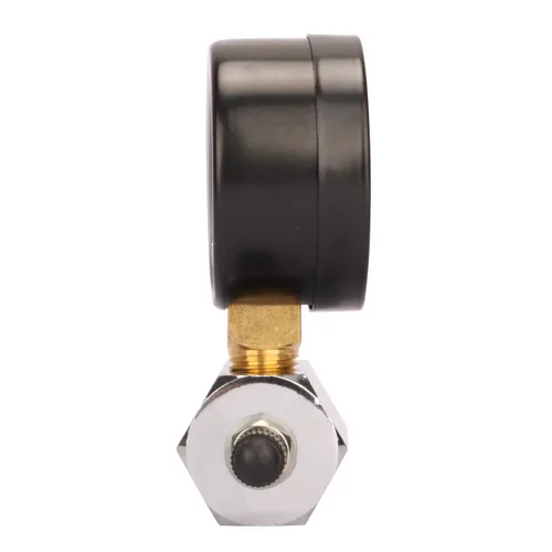 Vista 4 de MEASUREMAN Conjunto de medidor de prueba de presión de gas de acero de 2", conexión FNPT de 3/4", 0-30 psi, precisión de +/-3-2-3%