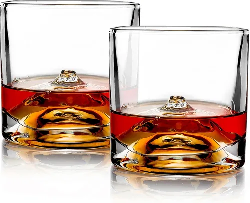 Vista 24 de LIITON Denali Mountain Old Fashioned - Vasos de whisky (2 unidades), regalo