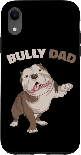 Vista 25 de American Bully Dad Dog Owner Father Funny Men Case for iPhone 17