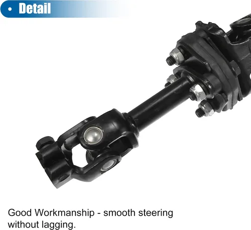 Vista 6 de X AUTOHAUX Eje de dirección para Chevy Tracker 1999-2004 para Suzuki Vitara 1999 2000 2001 2002 2003 2004 Columna de dirección intermedia inferior