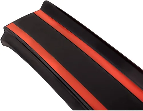 Vista 5 de Protector de parachoques trasero ABS compatible con Dacia Sandero & Sandero Stepway III 2021, negro brillante