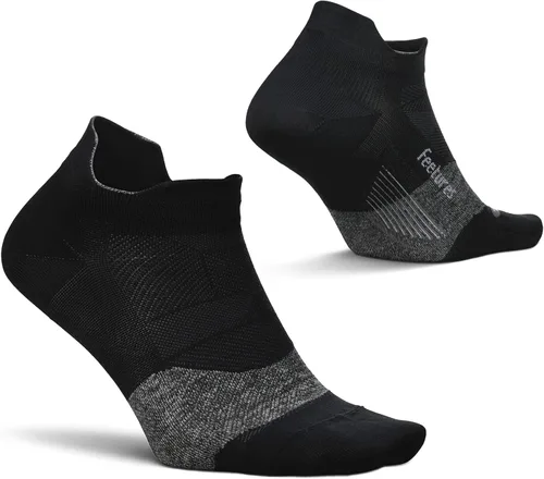 Vista 34 de Feetures Elite - Calcetines tobilleros ultraligeros que no se muestran - Calcetines deportivos con compresión dirigida Azul Ártico (1 par)