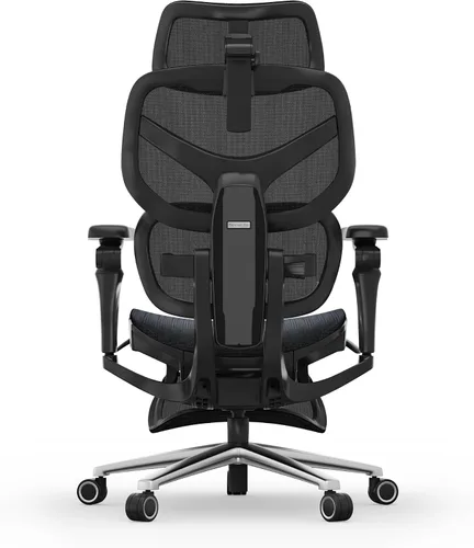 Vista 13 de FlexiSpot Sentinel-Pro - Silla ergonómica para juegos con reposabrazos 7D de doble ala adaptable lumbar 7D 145° 4 posiciones, respaldo ajustable