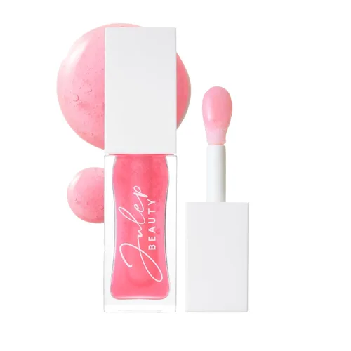 Vista 10 de Julep So Plush Glossy Lip Oil – Tinte hidratante para labios y brillo, malva suave 05 Malva suave