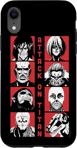 Vista 25 de Attack on Titan Funda Titan Lineup de temporada 4 para iPhone 17