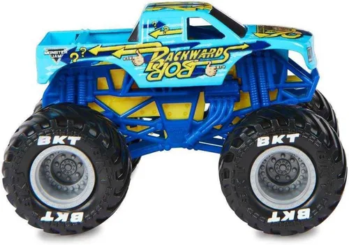 Vista 3 de Monster Jam 2023 Spin Master 1:64 Camión fundido a troquel Serie 28 Retro Rebels hacia atrás Bob
