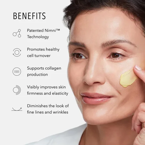 Vista 3 de HydroPeptide Crema facial Nimni, soporte patentado de colágeno, crema reforzadora antienvejecimiento, mejora la plenitud y elasticidad de la piel