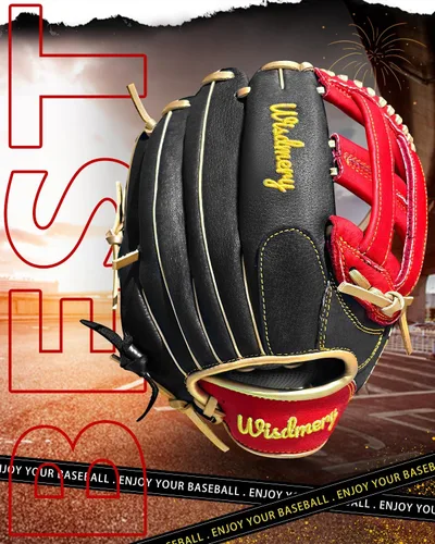 Vista 6 de Guante de Béisbol y Sóftbol de Piel Plena para Adultos y Jóvenes, Infield y Outfield