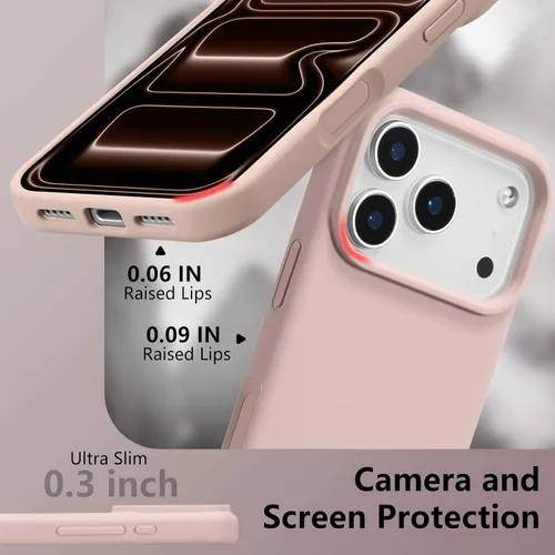 Vista 355 de Funda magnética de silicona para iPhone 13 Pro, color blanco antiguo [Compatible con Magsafe] [Forro de microfibra suave antiarañazos], funda
