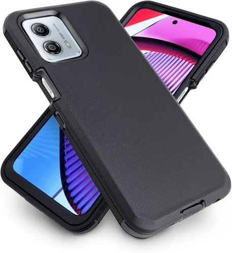 Vista 9 de Funda para Motorola Moto G-Power-5G 2023: Moto G 5G 2023, con funda de clip para cinturón, protección de cuerpo completo resistente, protector