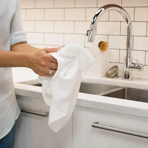Vista 32 de Now Designs Ripple - Juego de 2 toallas de cocina, color negro