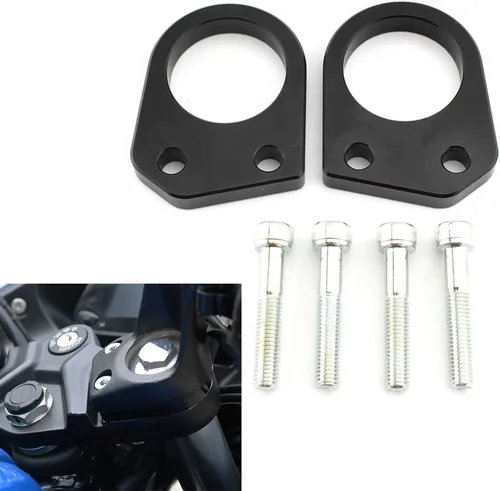 Vista 3 de FSFY - Abrazadera de montaje para manillar elevador para Suzuki GIXXER 250 SF, 0.394 in