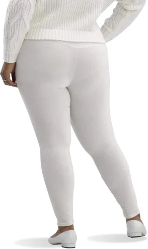 Vista 2 de HUE Leggings de pana de talle alto para mujer