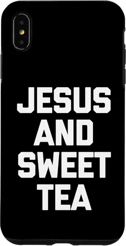 Vista 7 de iPhone 14 Jesus & Sweet Tea - Divertida funda de Jesús religioso cristiano católico