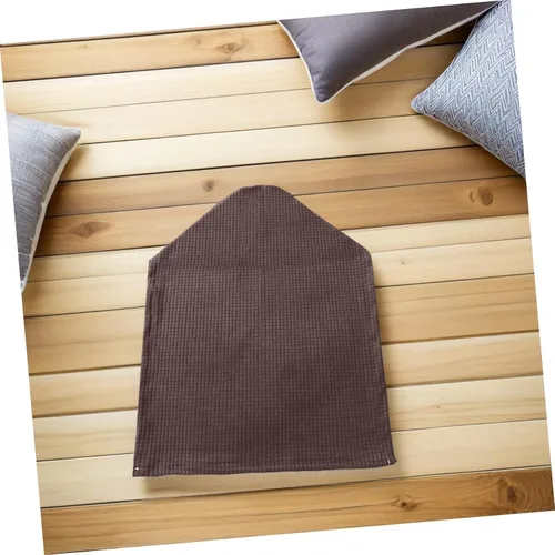 Vista 8 de Funda elástica para reposabrazos de sofá, 2 piezas, para oficina en casa y cómoda toalla de sofá, color café oscuro, material agradable a la piel
