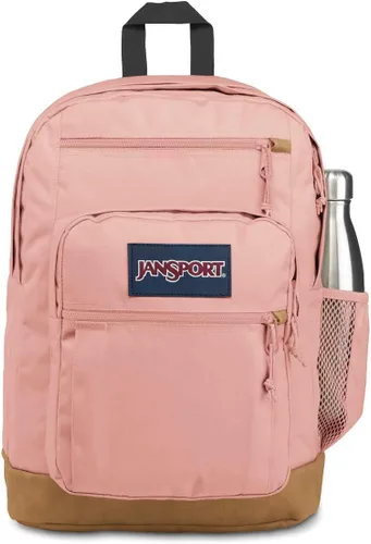 Vista 16 de JanSport Mochila genial con funda para laptop de 15 pulgadas, mochila grande para computadora con 2 compartimentos, correas ergonómicas, Negro