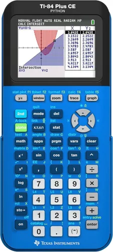 Vista 2 de Texas Instruments Calculadora gráfica TI-84 Plus CE Blueberry