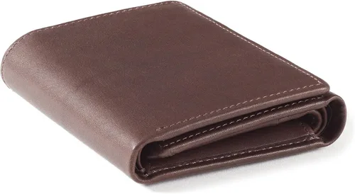 Vista 7 de Leatherology Trifold de caoba premium con cartera para tarjetas, amplio almacenamiento, funda extraíble para tarjetas, doble compartimento