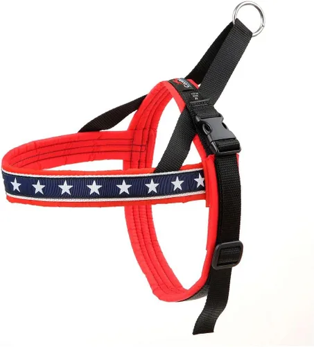Vista 10 de Arnés de deportes ComfortFlex de PetPDC, Berry American made, designed, cut, assembled, and sewn in the USA, padded reflective harness, integrated