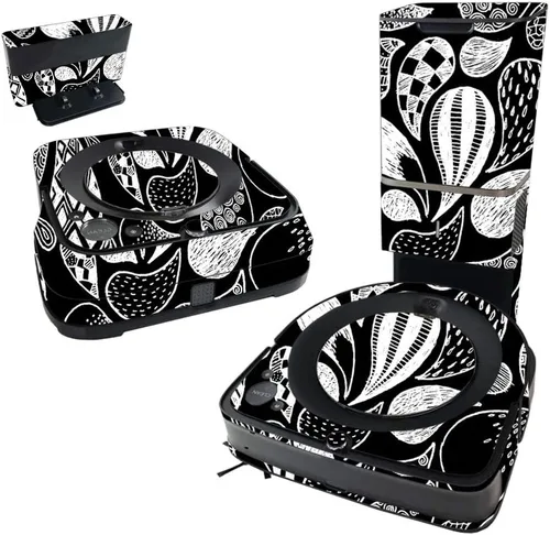 Vista 4 de MightySkins Skin compatible con iRobot Roomba s9+ Vacuum & Braava Jet m6 Bundle – Storm Cloud, funda de vinilo duradera y única Fácil de aplicar