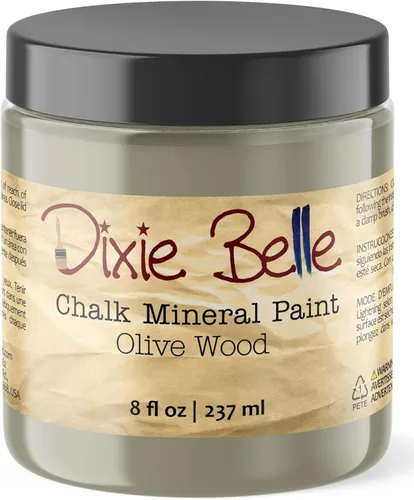 Vista 410 de Pintura para muebles con acabado de tiza Dixie Belle Paint Company - Amatista (4oz) - Pintura mineral de tiza chic púrpura profundo mate