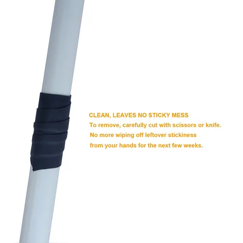 Vista 6 de Lichamp Paquete de 6 cintas de goma autofusibles para empalme de cables eléctricos y reparación de fugas de agua en tuberías, 1 pulgada x 10 pies x