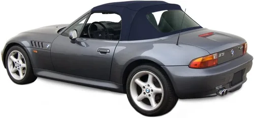 Vista 5 de BMW - Techo abatible, de paño de Haartz Stayfast con ventana plástica integrada para Z3, Negro