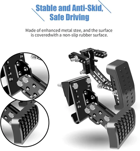Vista 5 de Extensores de pedal de freno y acelerador, extensor de pedal de coche para personas bajas