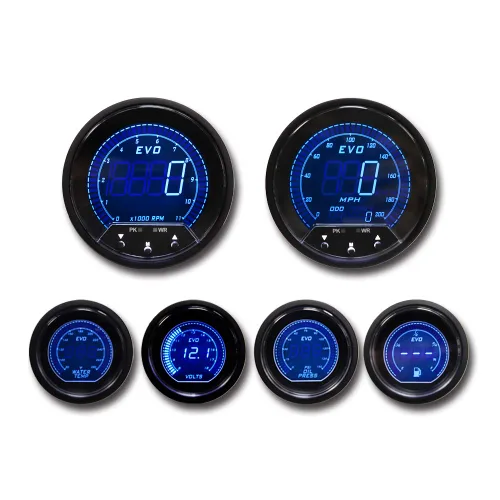 Vista 11 de MOTOR METER RACING - Juego de medidores para motores clásicos (juego de 6 medidores)