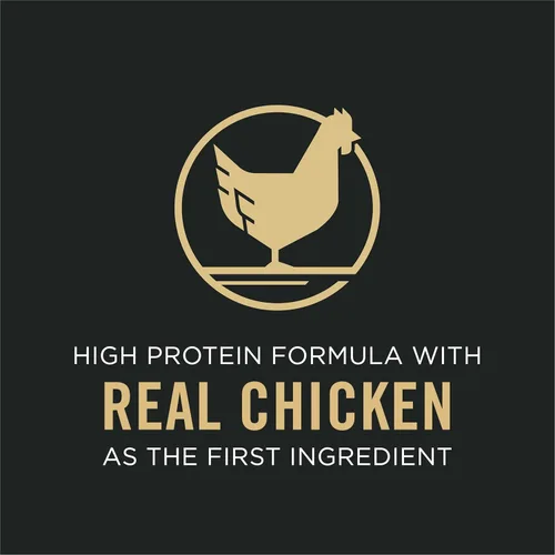 Vista 6 de Purina Pro Plan Comida para perros mayores con probióticos para perros, fórmula Bright Mind 7+ de pollo y arroz, bolsa de 16 libras