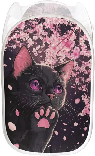 Vista 22 de AFPANQZ Cesta plegable de malla para ropa sucia, plegable, portátil, para guardar lugar para el hogar, fácil de plegar para viajes, 13.5 x 13.5 x 21