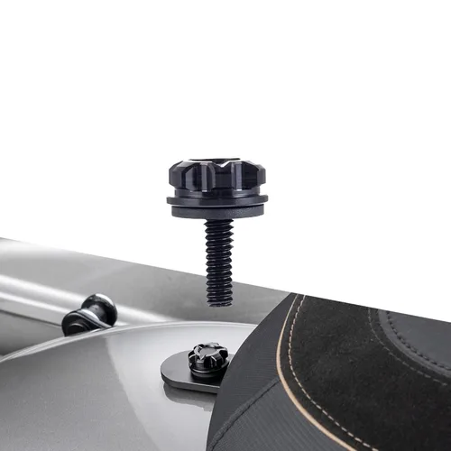 Vista 15 de Advanblack Axion - Kit de pernos de asiento moleteados mecanizados CNC Billet 6061 de aluminio para perno de asiento, cubierta de perilla de montaje
